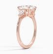 ecomposer-metal type-rose-gold-18K,ecomposer-ring setting-trilogy