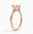 ecomposer-metal type-rose-gold-18K,ecomposer-ring setting-trilogy