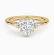 ecomposer-metal type-yellow-gold-18K,ecomposer-ring setting-trilogy