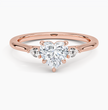 ecomposer-metal type-rose-gold-18K,ecomposer-ring setting-trilogy