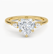 ecomposer-metal type-yellow-gold-18K,ecomposer-ring setting-trilogy