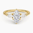 ecomposer-metal type-yellow-gold-18K,ecomposer-ring setting-Trilogy 