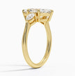 ecomposer-metal type-yellow-gold-18K,ecomposer-ring setting-Trilogy 