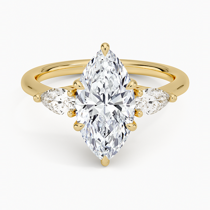 ecomposer-view with diamond shape-marquise,ecomposer-size-2-ct,ecomposer-metal type-yellow-gold-18k