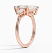 ecomposer-metal type-rose-gold-18K,ecomposer-ring setting-Trilogy 