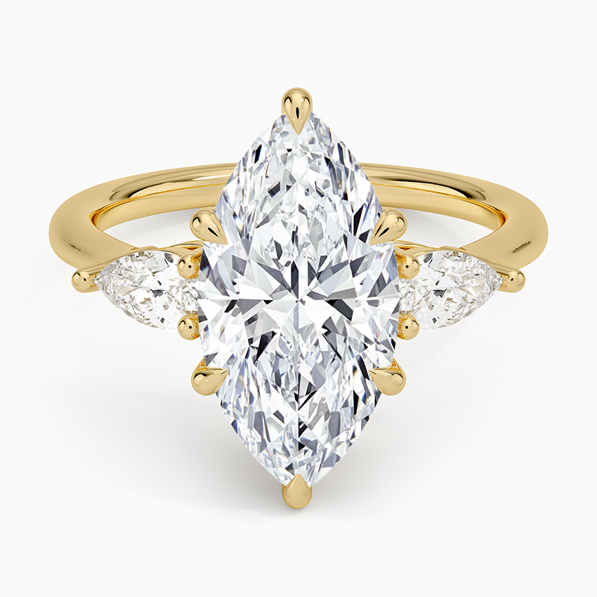 ecomposer-view with diamond shape-marquise,ecomposer-size-3-ct,ecomposer-metal type-yellow-gold-18k