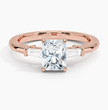 ecomposer-metal type-rose-gold-18K,ecomposer-ring setting-trilogy