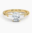 ecomposer-metal type-yellow-gold-18K,ecomposer-ring setting-trilogy