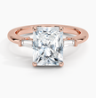 ecomposer-metal type-rose-gold-18K,ecomposer-ring setting-trilogy