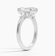 ecomposer-metal type-white-gold-18K,ecomposer-ring setting-trilogy