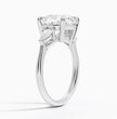 ecomposer-view with diamond shape-cushion, ecomposer-metal type-white-gold-18k