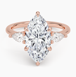 ecomposer-view with diamond shape-marquise, ecomposer-metal type-rose-gold-18k