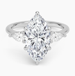 ecomposer-view with diamond shape-marquise, ecomposer-metal type-white-gold-18k