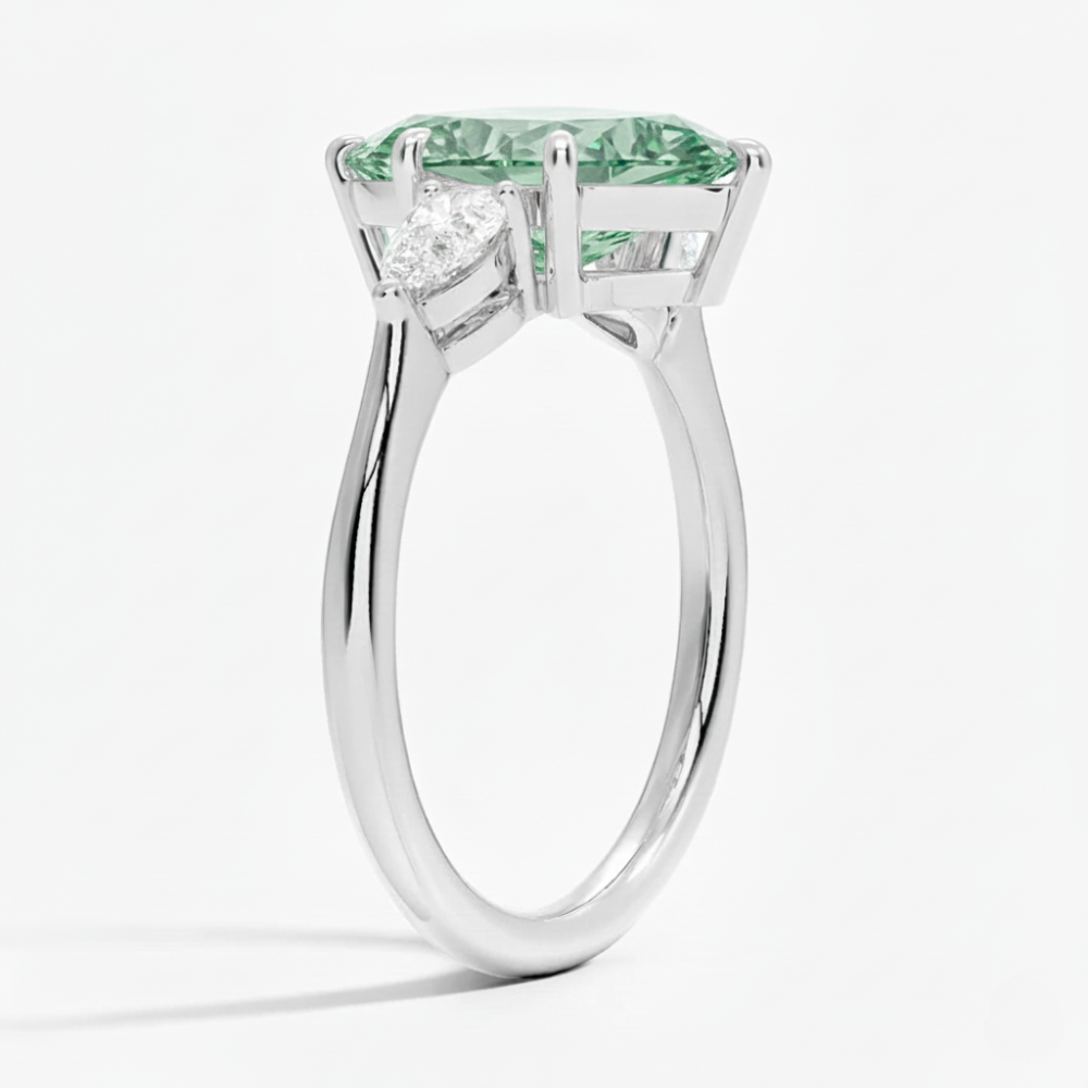 ecomposer-diamond color-green, ecomposer-view with diamond shape-marquise