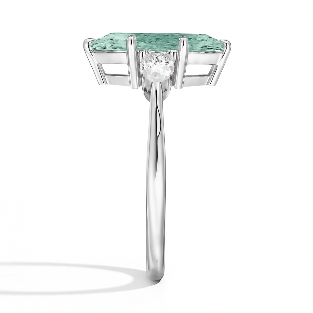 ecomposer-diamond color-green, ecomposer-view with diamond shape-marquise