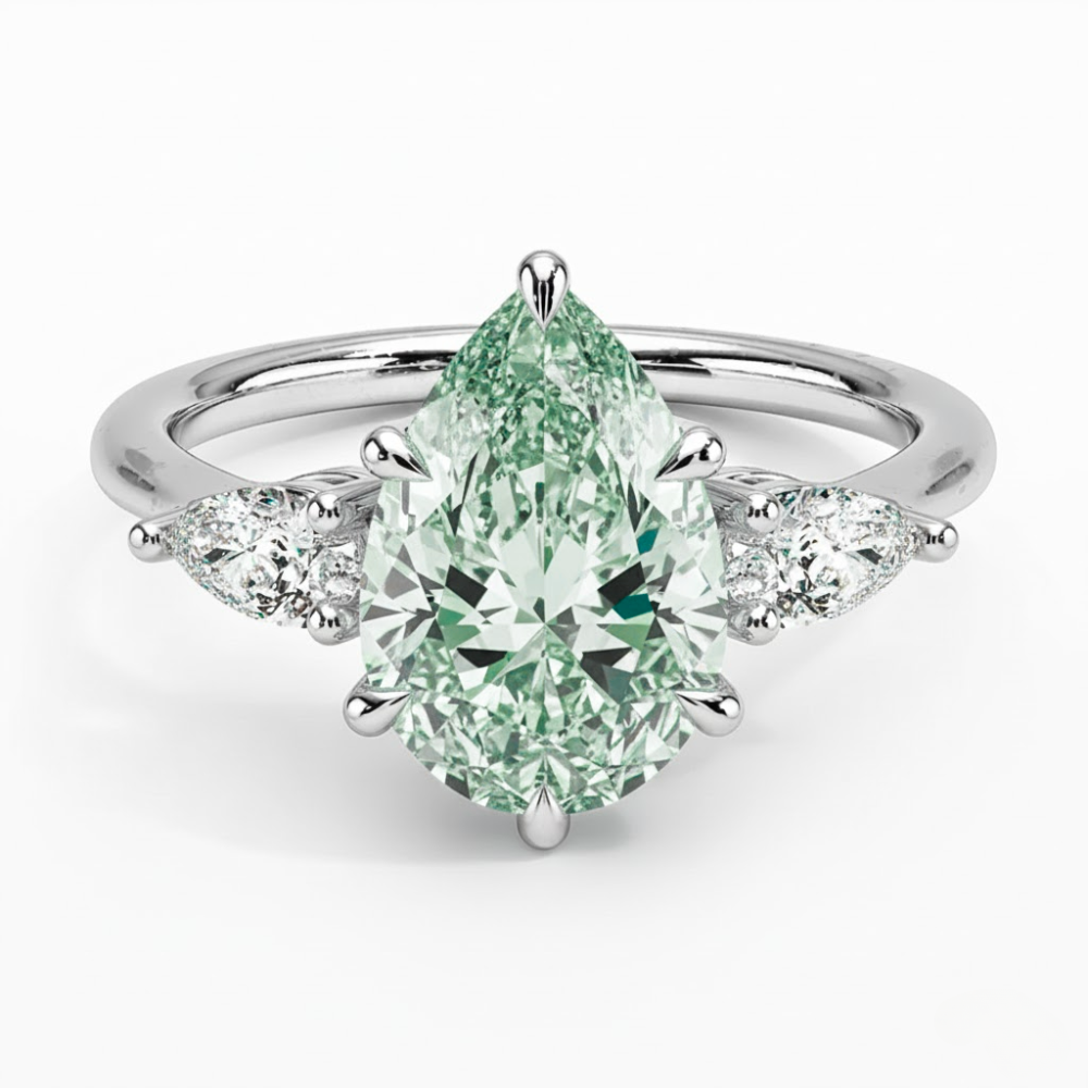 ecomposer-diamond color-green, ecomposer-view with diamond shape-pear