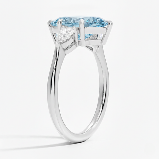 ecomposer-diamond color-blue, ecomposer-view with diamond shape-marquise