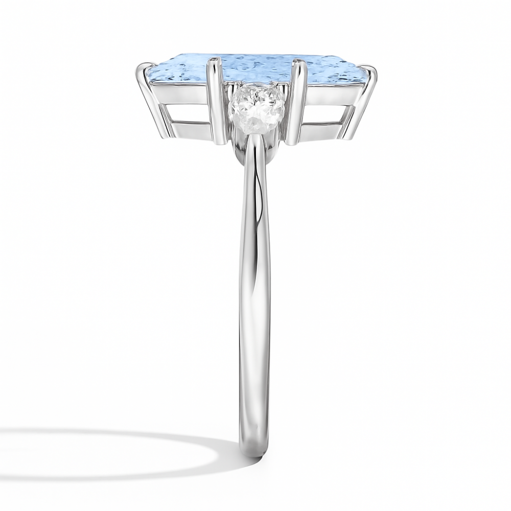 ecomposer-diamond color-blue, ecomposer-view with diamond shape-marquise
