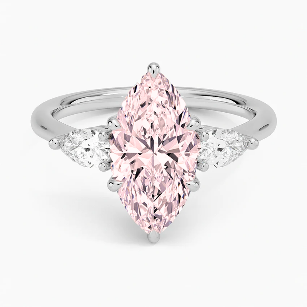 ecomposer-diamond color-pink, ecomposer-view with diamond shape-marquise