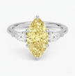 ecomposer-diamond color-yellow, ecomposer-view with diamond shape-marquise