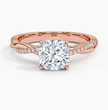 ecomposer-metal type-rose-gold-18K,ecomposer-ring setting-twisted