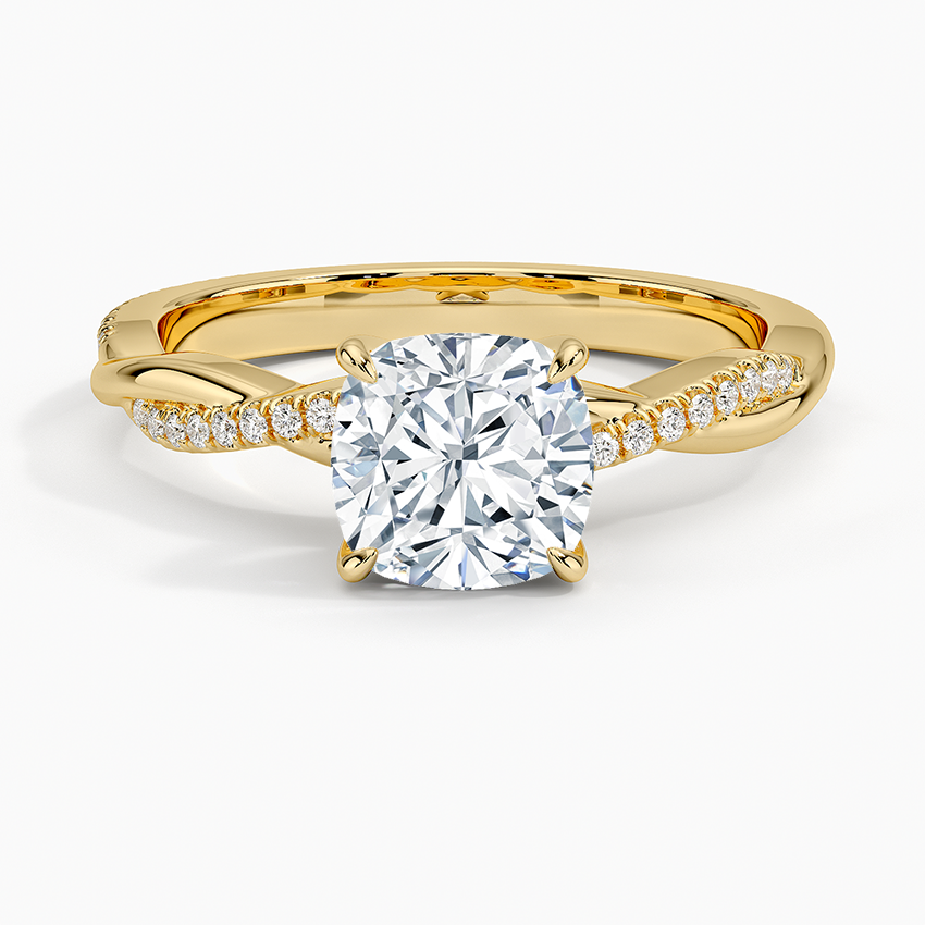 ecomposer-view with diamond shape-cushion,ecomposer-size-1.5-ct,ecomposer-metal type-yellow-gold-18k