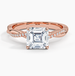 ecomposer-metal type-rose-gold-18K,ecomposer-ring setting-twisted