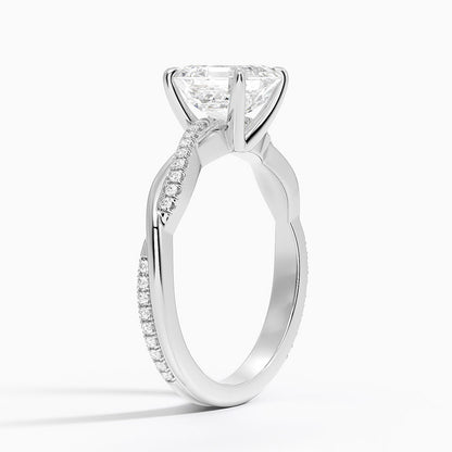 ecomposer-view with diamond shape-asscher,ecomposer-size-1.5-ct,ecomposer-metal type-white-gold-18k