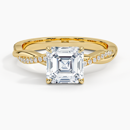 ecomposer-view with diamond shape-asscher,ecomposer-size-1.5-ct,ecomposer-metal type-yellow-gold-18k