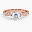 ecomposer-metal type-rose-gold-18K,ecomposer-ring setting-twisted