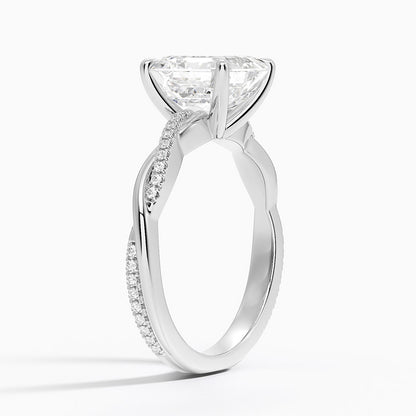 ecomposer-view with diamond shape-asscher,ecomposer-size-2.5-ct,ecomposer-metal type-white-gold-18k