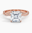 ecomposer-view with diamond shape-asscher,ecomposer-size-2-ct,ecomposer-metal type-rose-gold-18k