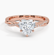 ecomposer-metal type-rose-gold-18K,ecomposer-ring setting-twisted