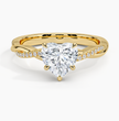 ecomposer-metal type-yellow-gold-18K,ecomposer-ring setting-twisted