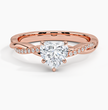 ecomposer-metal type-rose-gold-18K,ecomposer-ring setting-twisted