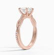 ecomposer-view with diamond shape-heart,ecomposer-size-2-ct,ecomposer-metal type-rose-gold-18k