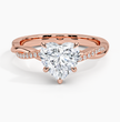 ecomposer-view with diamond shape-heart,ecomposer-size-2-ct,ecomposer-metal type-rose-gold-18k