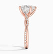 ecomposer-view with diamond shape-heart,ecomposer-size-3-ct,ecomposer-metal type-rose-gold-18k