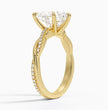 ecomposer-metal type-yellow-gold-18K,ecomposer-ring setting-twisted