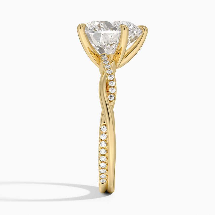 ecomposer-view with diamond shape-heart,ecomposer-size-3-ct,ecomposer-metal type-yellow-gold-18k