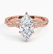 ecomposer-metal type-rose-gold-18K,ecomposer-ring setting-twisted