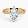 ecomposer-metal type-yellow-gold-18K,ecomposer-ring setting-twisted