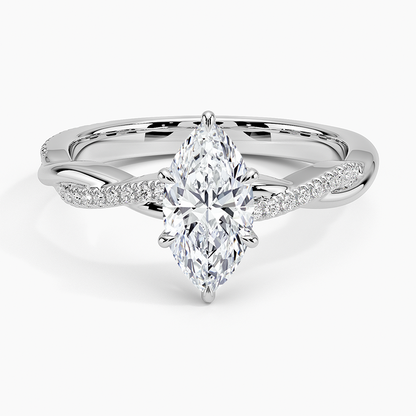 ecomposer-view with diamond shape-marquise,ecomposer-size-1-ct,ecomposer-metal type-white-gold-18k,