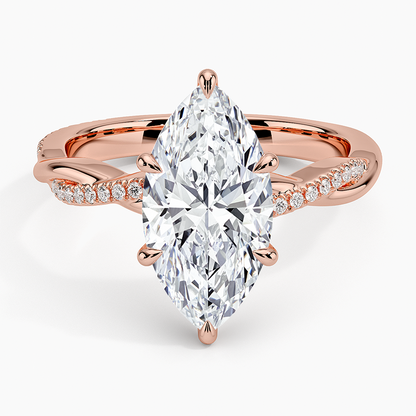 ecomposer-view with diamond shape-marquise,ecomposer-size-2.5-ct,ecomposer-metal type-rose-gold-18k,