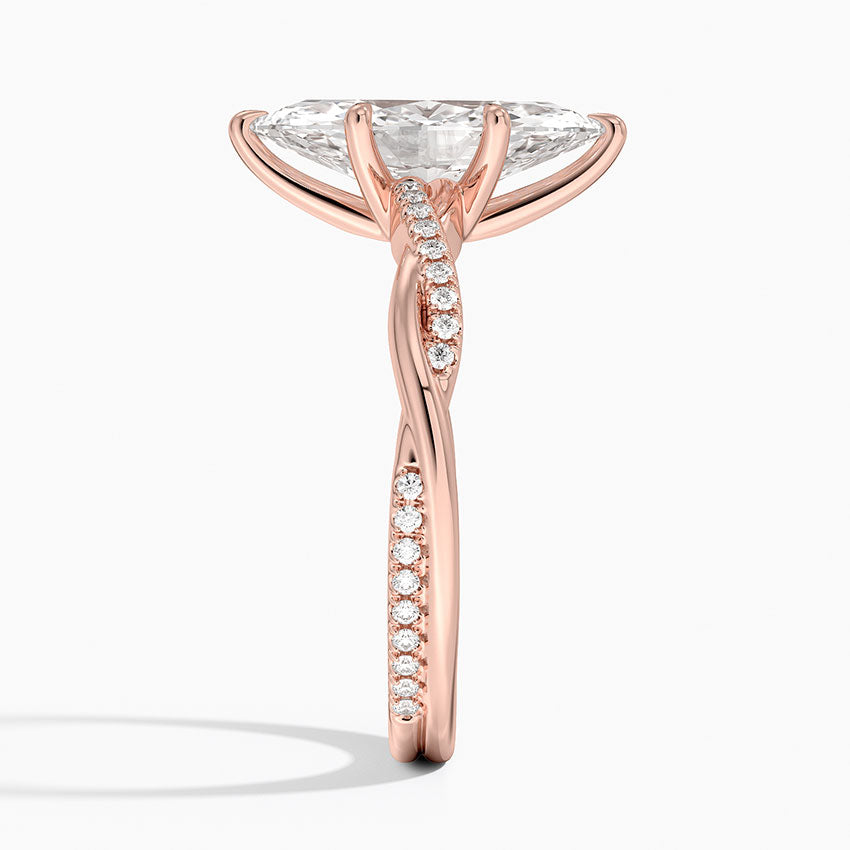 ecomposer-view with diamond shape-marquise,ecomposer-size-2-ct,ecomposer-metal type-rose-gold-18k,