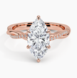 ecomposer-metal type-rose-gold-18K,ecomposer-ring setting-twisted