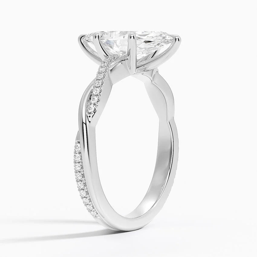 ecomposer-view with diamond shape-marquise,ecomposer-size-2-ct,ecomposer-metal type-white-gold-18k,