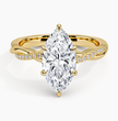 ecomposer-metal type-yellow-gold-18K,ecomposer-ring setting-twisted