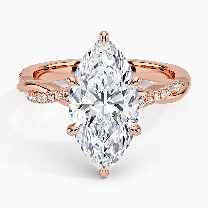 ecomposer-view with diamond shape-marquise,ecomposer-size-3-ct,ecomposer-metal type-rose-gold-18k,