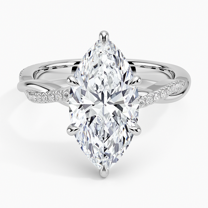 ecomposer-view with diamond shape-marquise,ecomposer-size-3-ct,ecomposer-metal type-white-gold-18k,